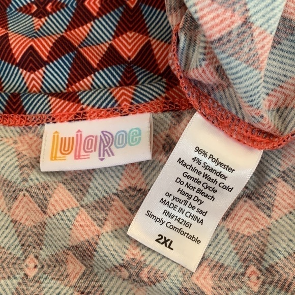 LULAROE julia size 2XL NWOT - Picture 3 of 4